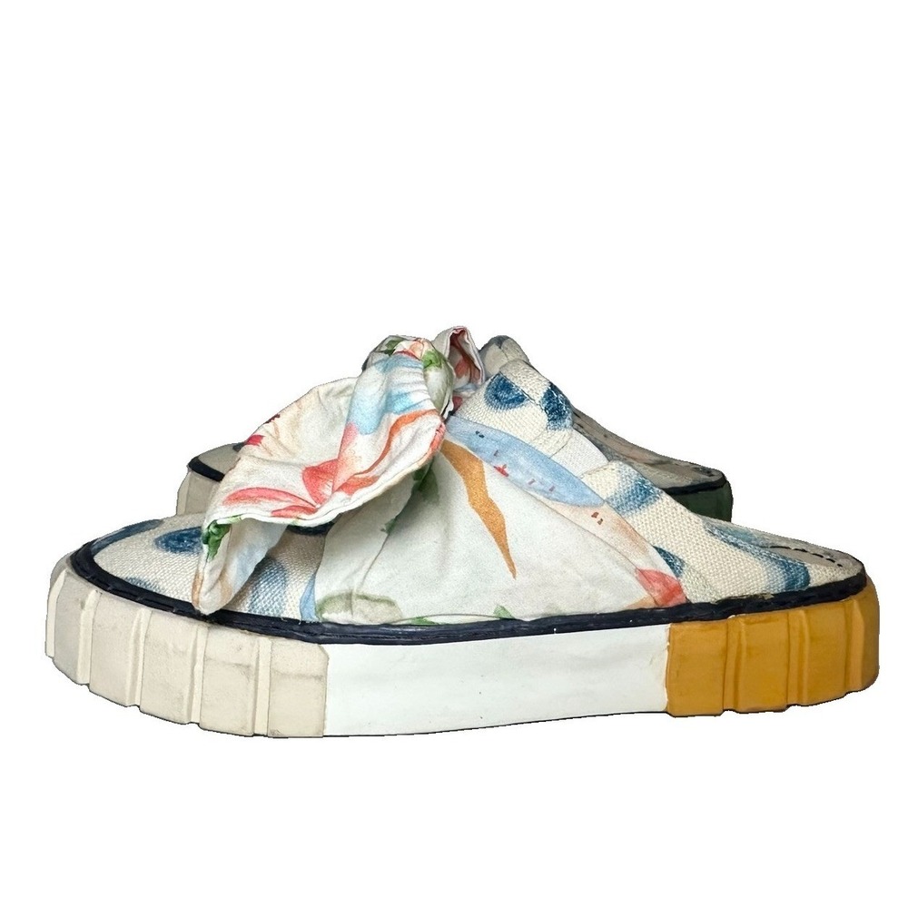 Farm Rio Women's US 8 EU 39 Copacabana Mule Sneakers Shoes Floral Bow Canvas - Picture 2 of 15
